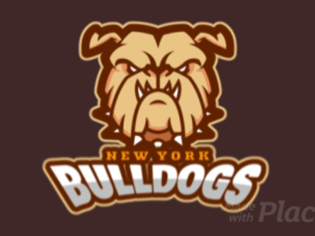 Sports Logo Generator Featuring an Aggressive Animated Bulldog Illustration 336y-2964