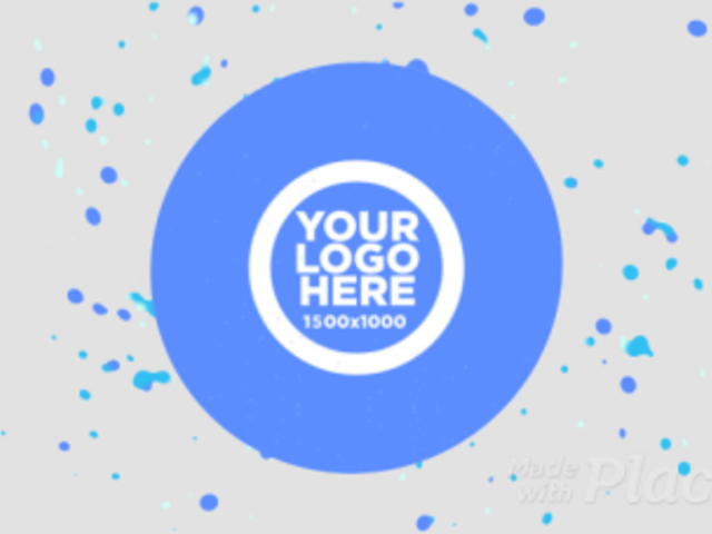 Intro Maker for a Logo Reveal Featuring a Spinning Liquid Motion Graphics 341
