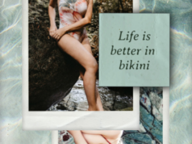 Instagram Story Video Template Featuring a Summer Style Collage 414