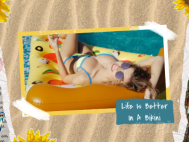 Intro Maker for Summer with Animated Sunflowers and Seashells 1816