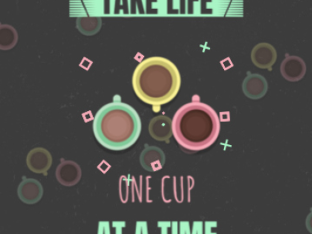 Instagram Post Video Maker Featuring Animated Coffee Graphics 1399