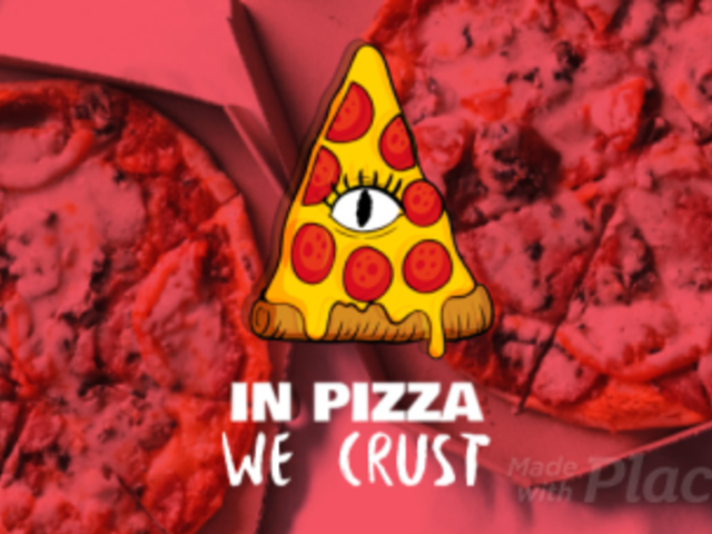 Foodie Intro Maker Featuring a Cartoonish Slice of Pizza 1366