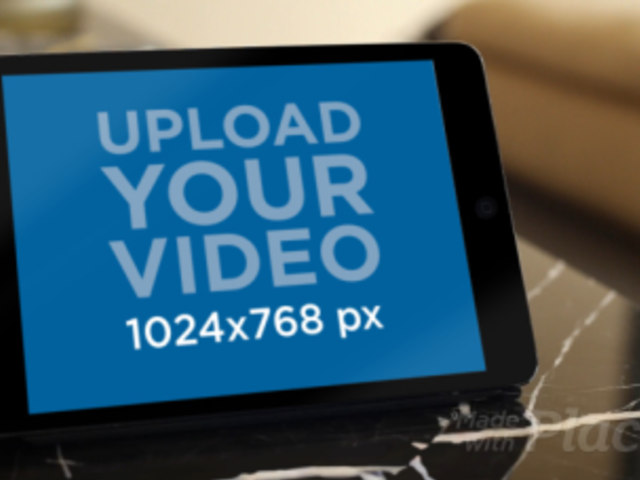 Video of a Man Using His iPad at Home 9118