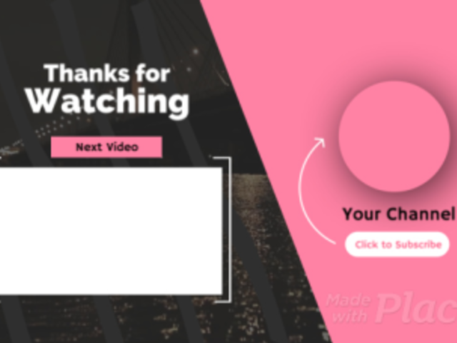 YouTube End Card Video Maker with Seamless Motion Graphics 809-el1