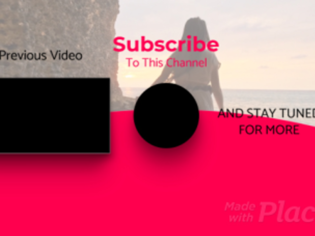 YouTube End Screen Video Template Featuring a Background Video 473-el1