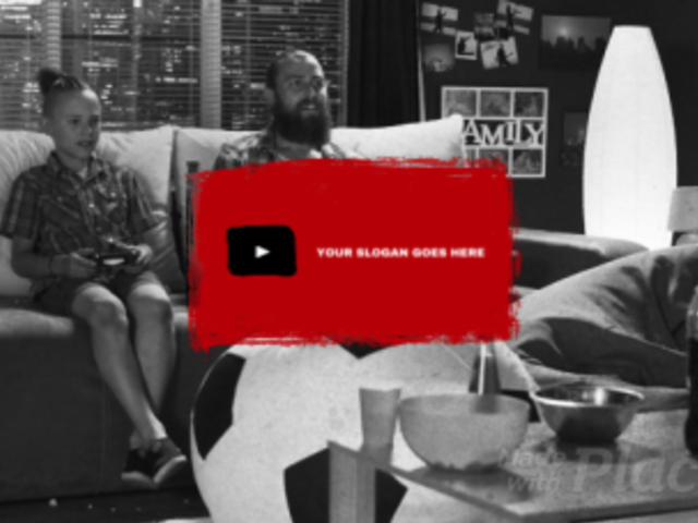 YouTube End Card Video Maker with a Grunge Style 911-el1