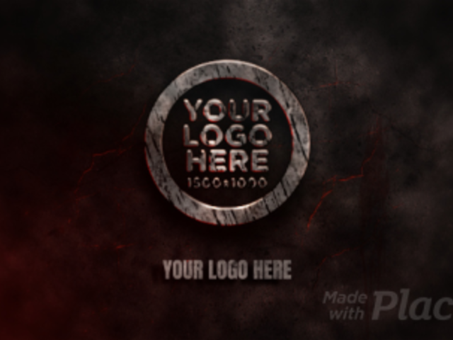 Intro Maker Featuring a Steel-Texture Logo Reveal with Smoke Animations 107-el1