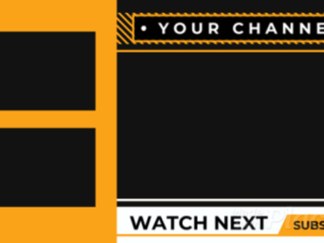 YouTube End Screen Video Maker Featuring Animated Lines 1069-el1