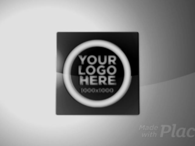 Elegant Intro Maker Featuring a Reflective Square 1084-el1