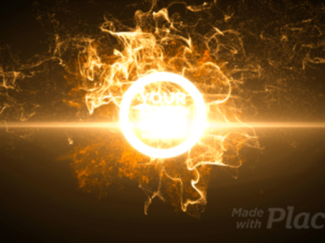 Intro Maker Featuring an Epic Logo Reveal With Animated Particles 735-el1