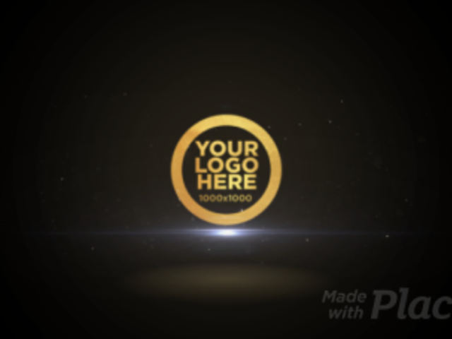 Intro Maker Featuring a Golden Particles Logo Reveal 661-el1