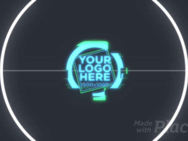 Logo Reveal Intro Maker Featuring a Glitchy Animation Effect 784-el1