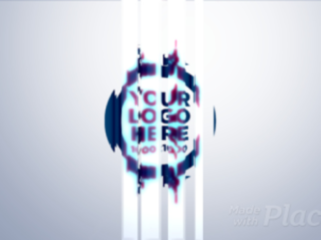 Minimal Intro Maker for a Logo Reveal with a Glass-Like Animation Effect 1339-el1