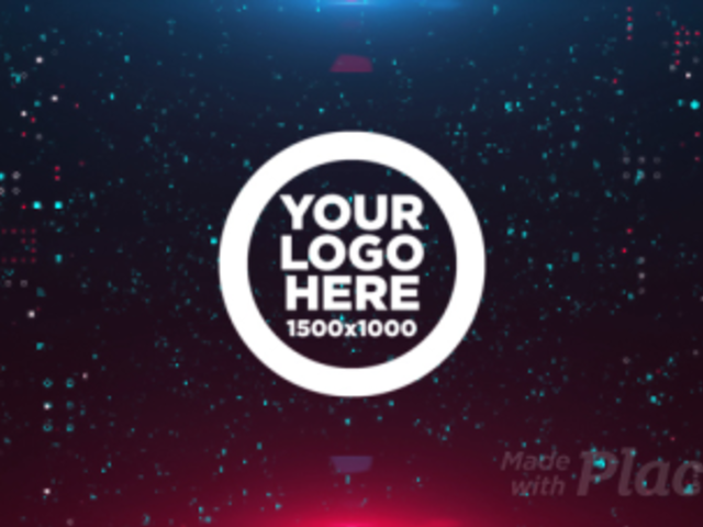 Intro Maker Featuring a Logo Reveal with Digital Graphics 1503-el1