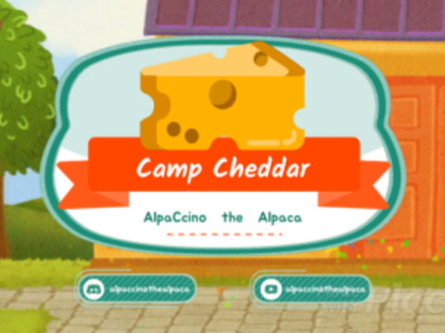 Animal Crossing-Inspired Twitch Banner Video Maker with a Cheese Graphic 148