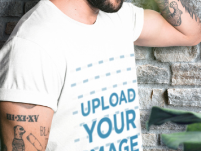 Parallax Video of a Tattooed Man Wearing a T-Shirt 2514