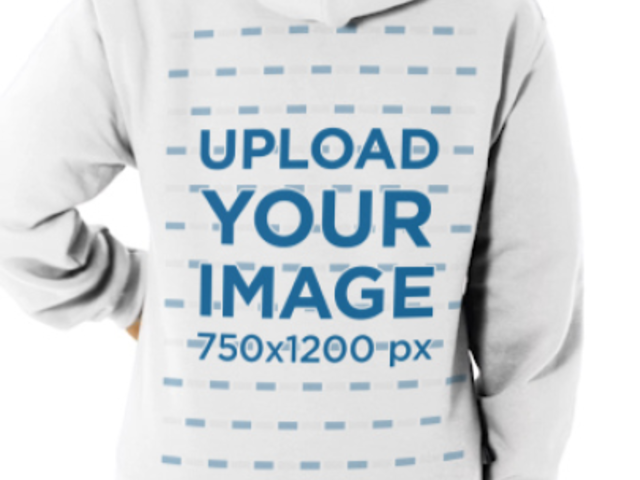 Back-View Video of a Woman Wearing a Hoodie in a Studio 44646v