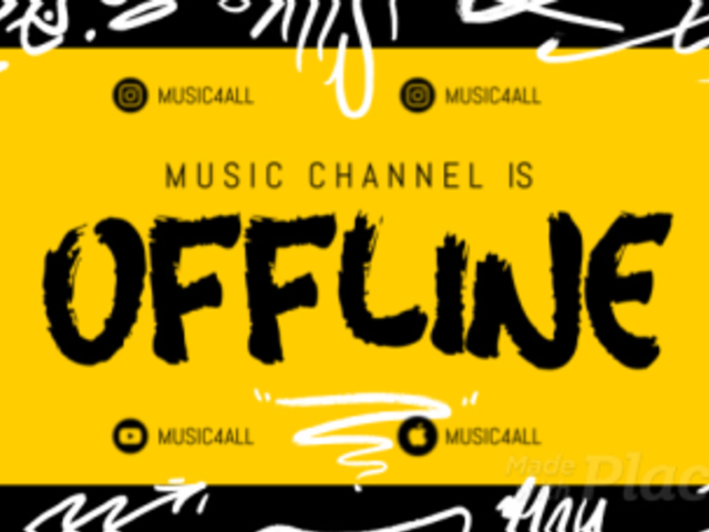 Twitch Offline Screen Video Maker for a Music Streaming Channel 2654
