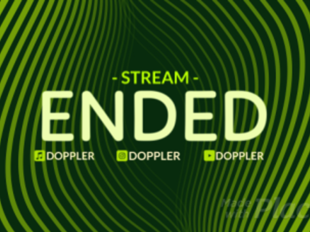 Twitch Offline Screen Video Template Featuring Animated Wavy Graphics 2665