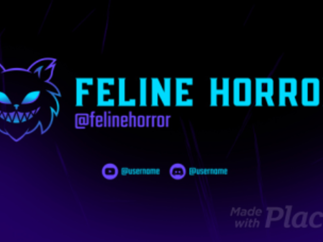 Twitch Starting Soon Screen Video Maker for a Gaming Channel with an Animated Feline Face 2635