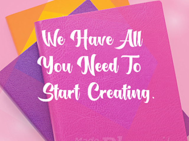 Instagram Video Maker for a Stationery Company Featuring a Cute Font 859c-2876