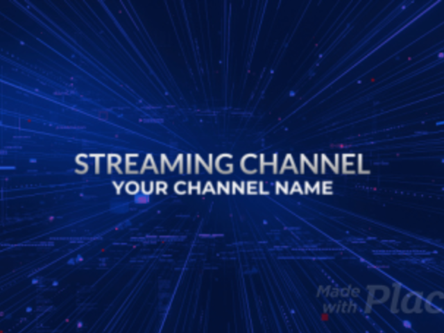 Streaming Channel Intro Video Maker with a Cyberspace Theme 2745-el1