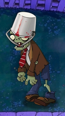 Plants vs Zombies Bucket Head Zombie Plants vs Zombies Bucket Head Zombie