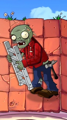 Plants vs Zombies Ladder Zombie Plants vs Zombies Ladder Zombie