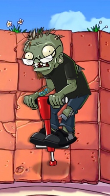 Plants vs Zombies Pogo Zombie Plants vs Zombies Pogo Zombie