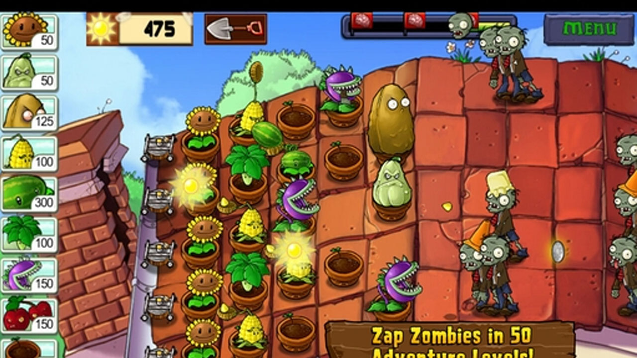Plants vs Zombies Free Game Screenshot Plants vs Zombies Free Game Screenshot