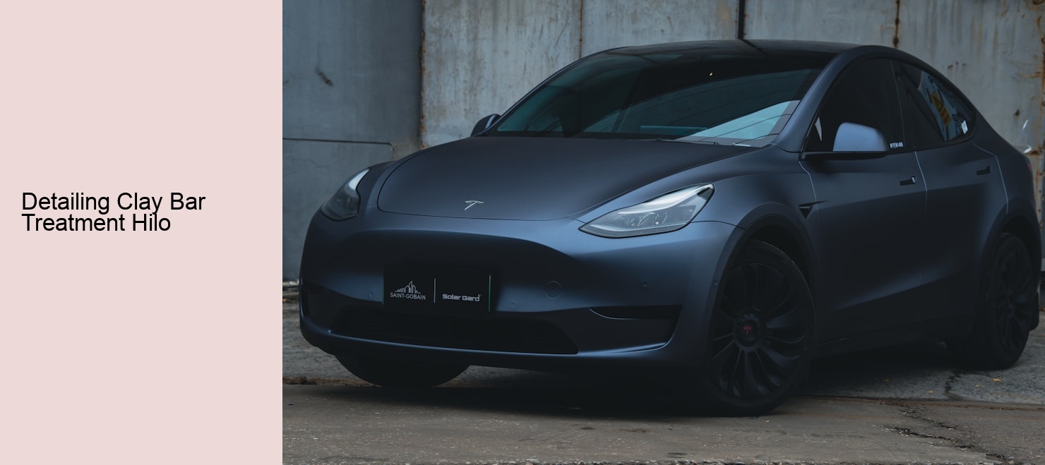 Detailing Clay Bar Treatment Hilo