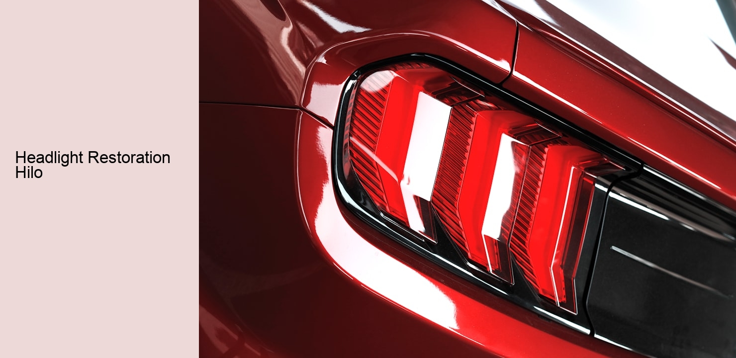 Headlight Restoration Hilo