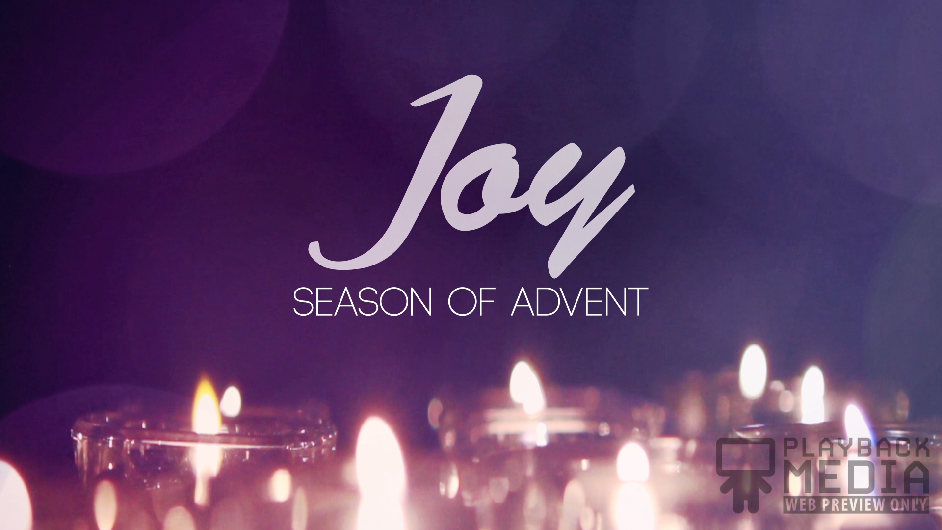 Advent Candles Joy Still Background