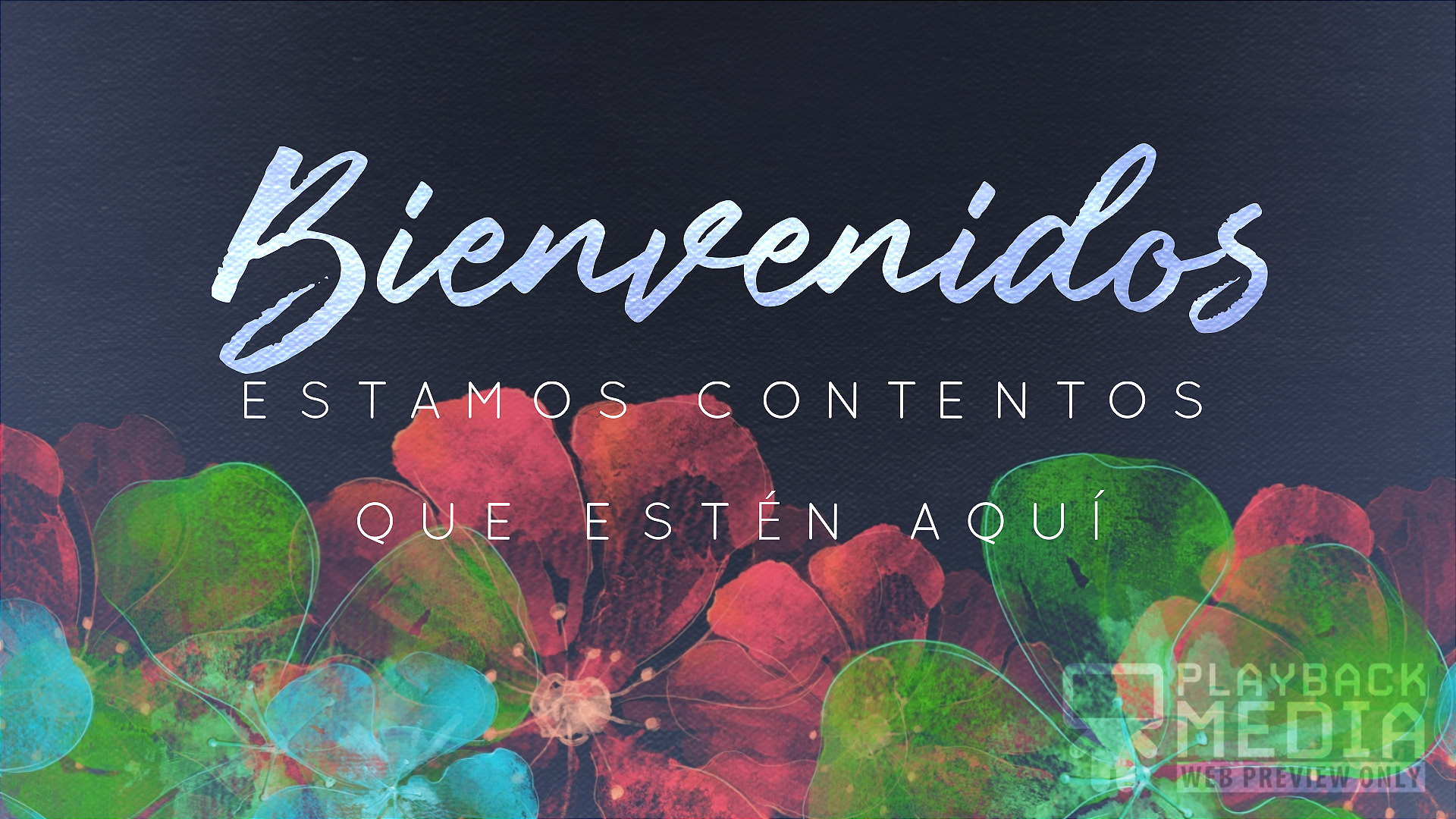 Floating Flowers Still Spanish Playback Media