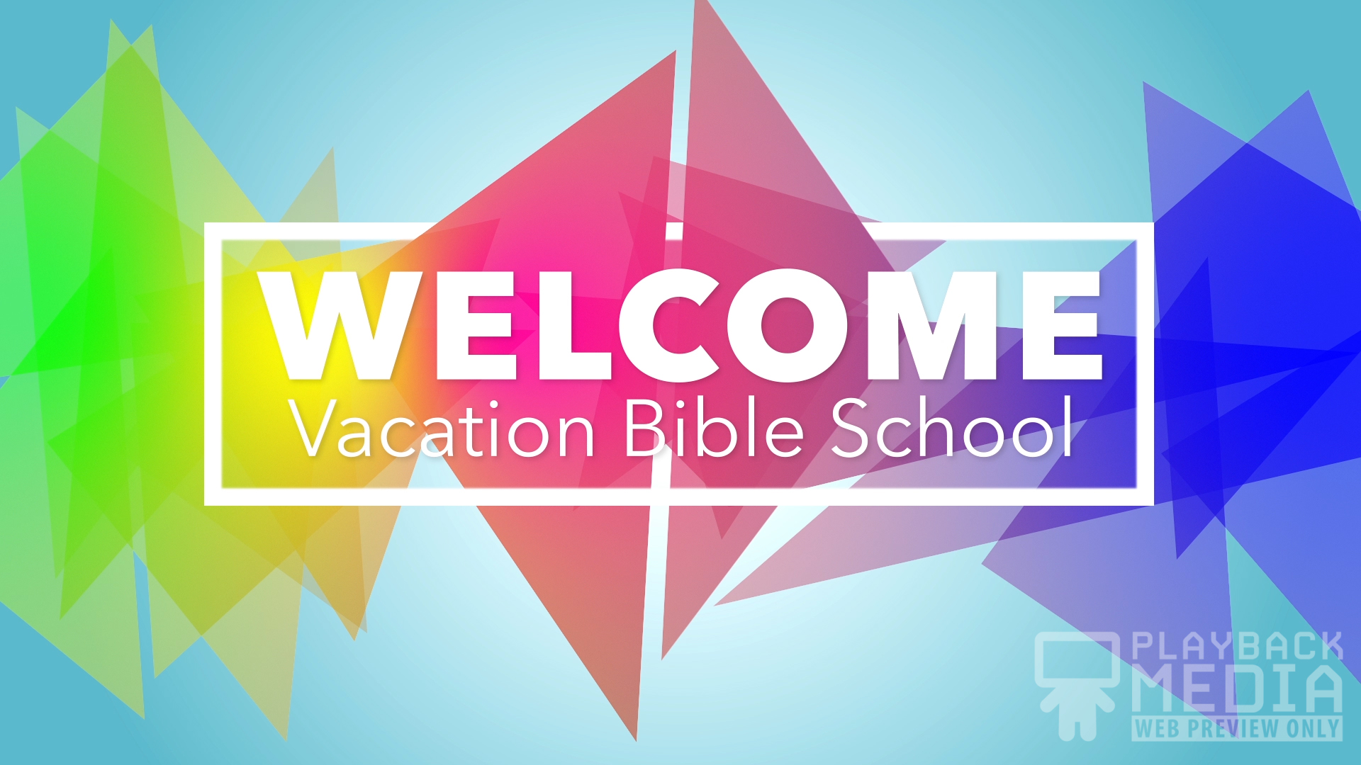 Over the Rainbow VBS Motion - Playback Media