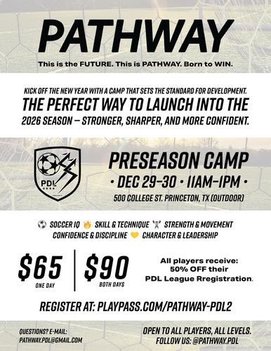 PATHWAY PDL | 2025 Pre Season Camp