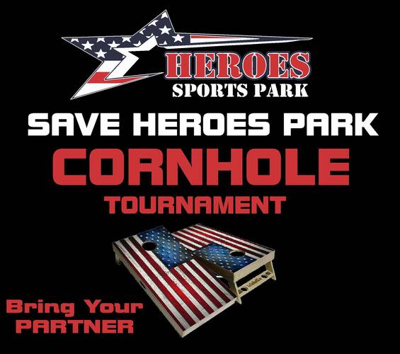 Save Heroes Park Cornhole Tournament REGISTER HERE