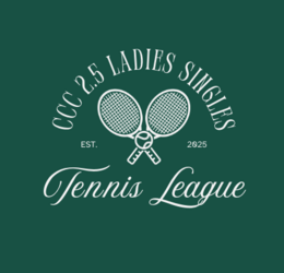 CCC 2.5 Ladies Singles