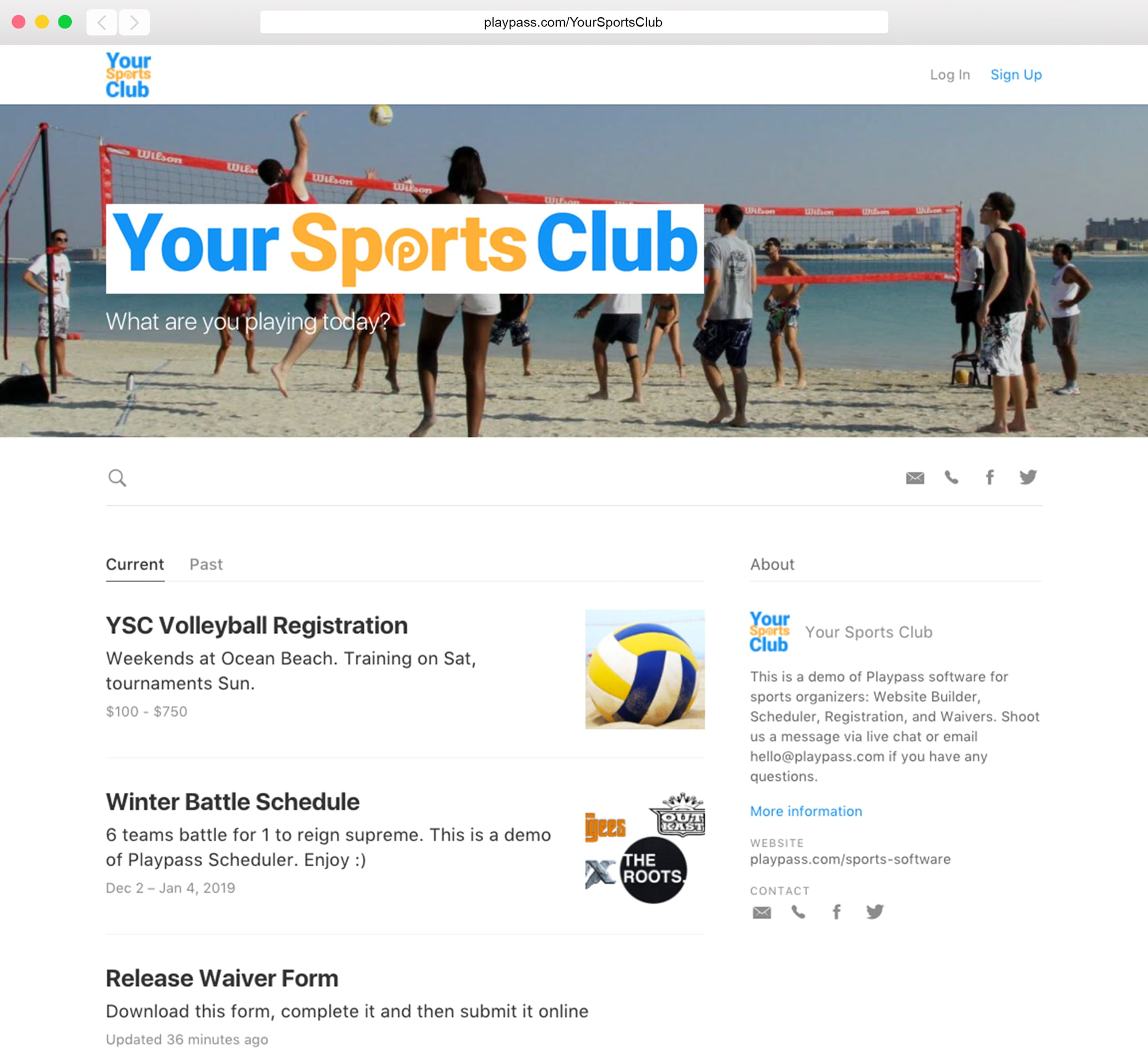 free cornhole website builder