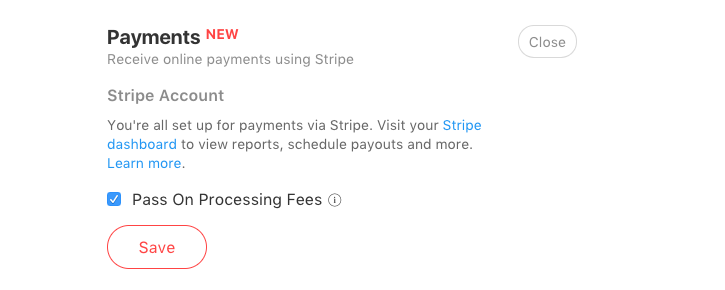 edit payment settings