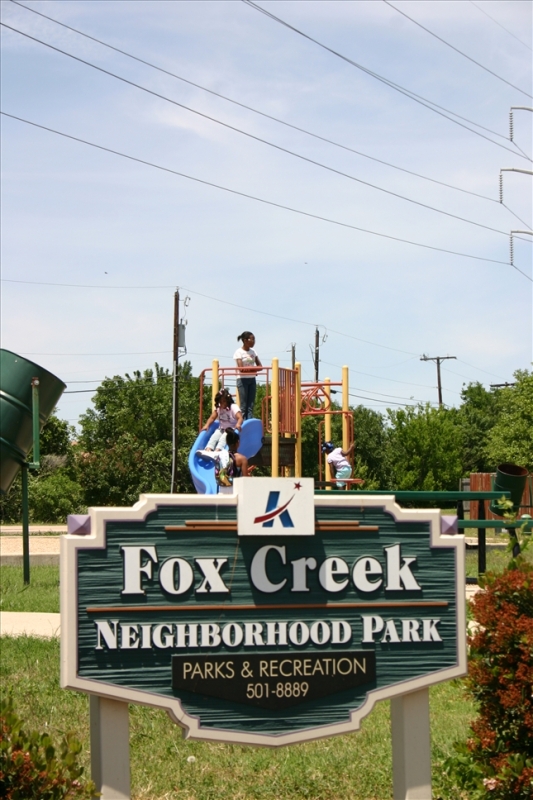 Fox Creek Neighborhood Park Map of Play
