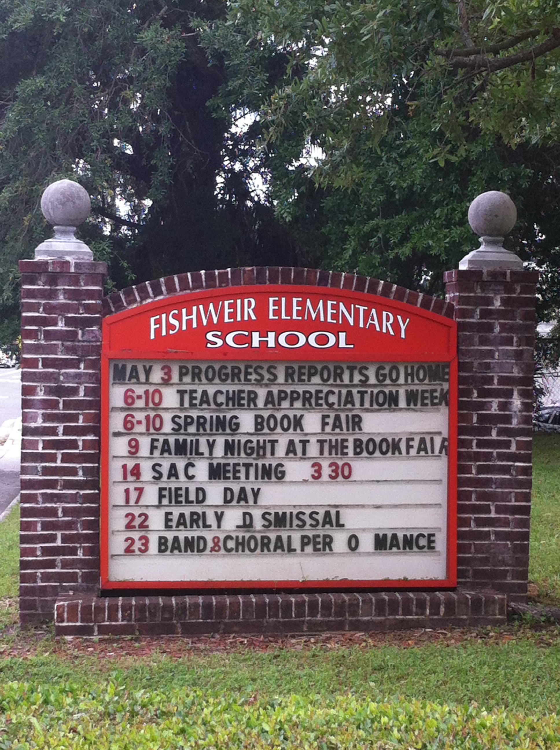 Fishweir Elementary School Map of Play