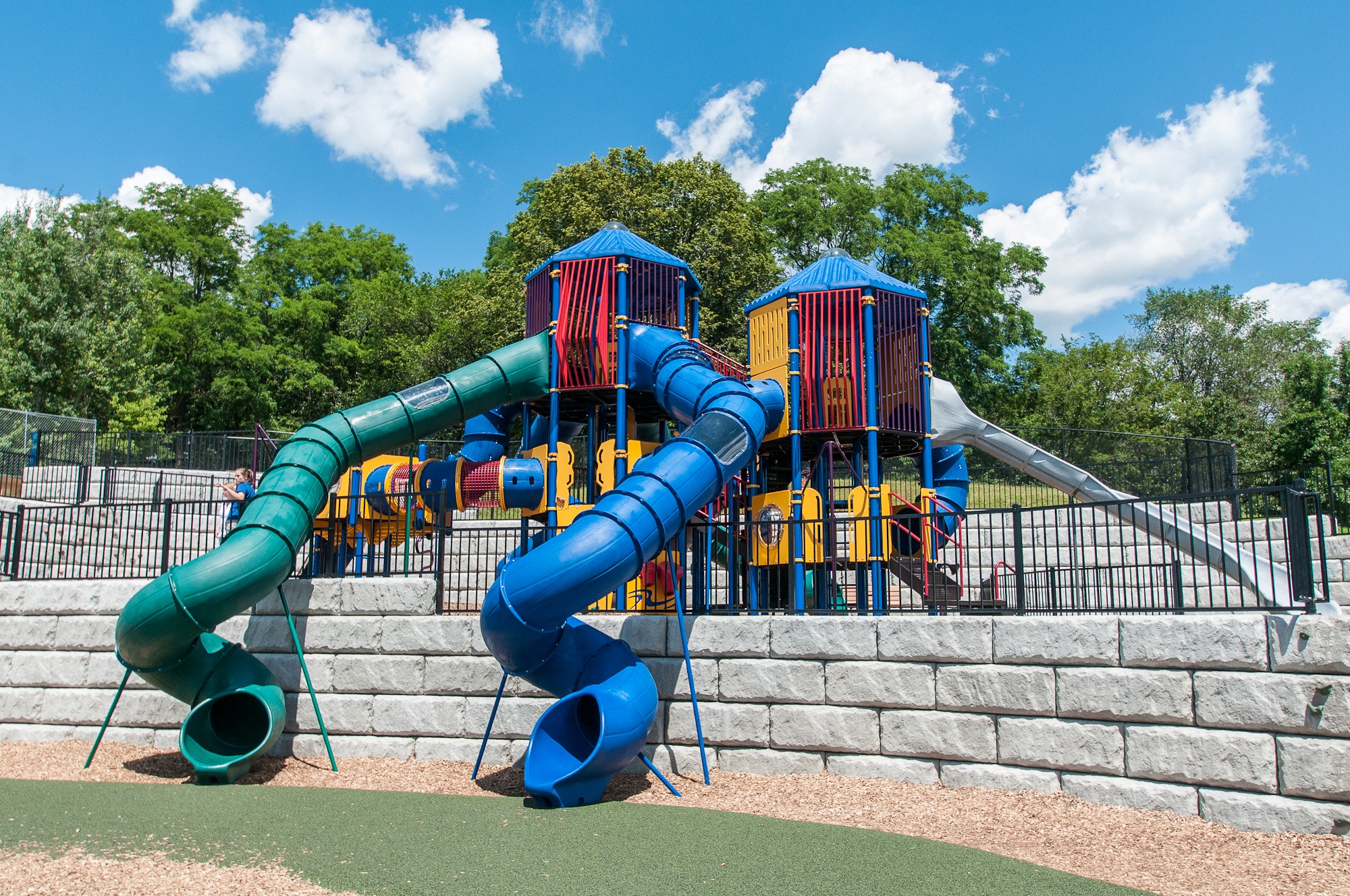 Hyland Play Area, Three Rivers Park District Map of Play