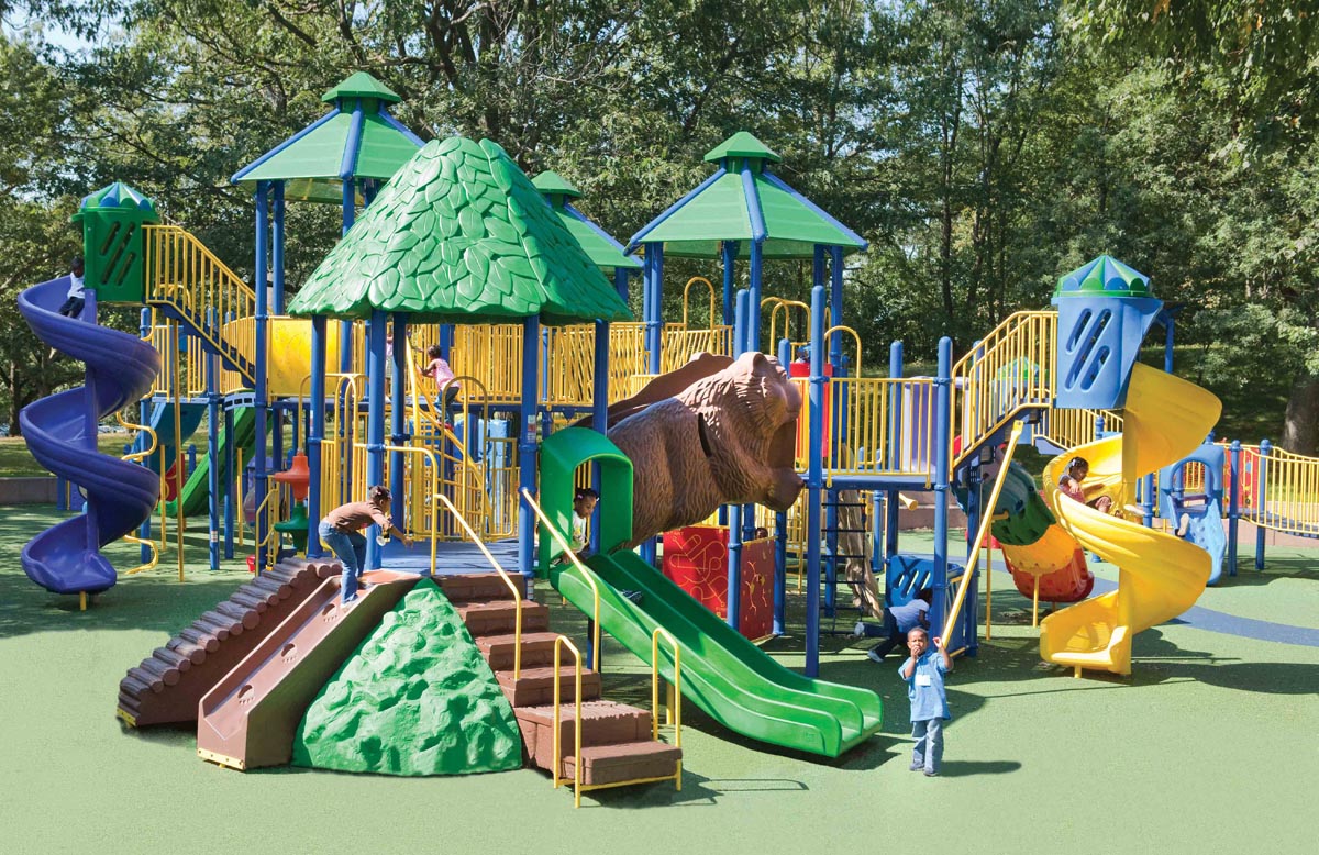 Tiffany Moore Playground at Franklin Park Zoo Map of Play