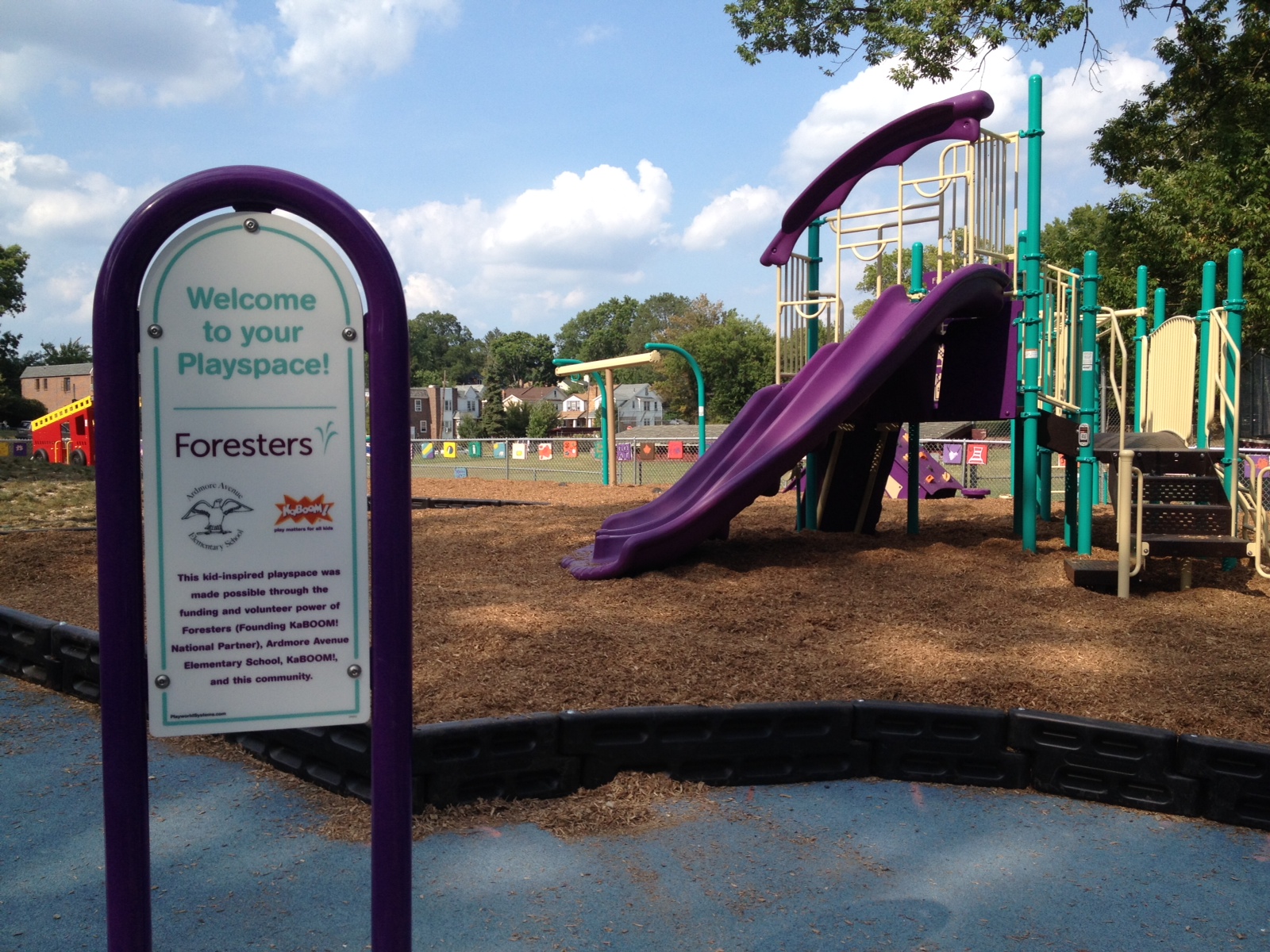 Ardmore Avenue Elementary School Playground Map of Play