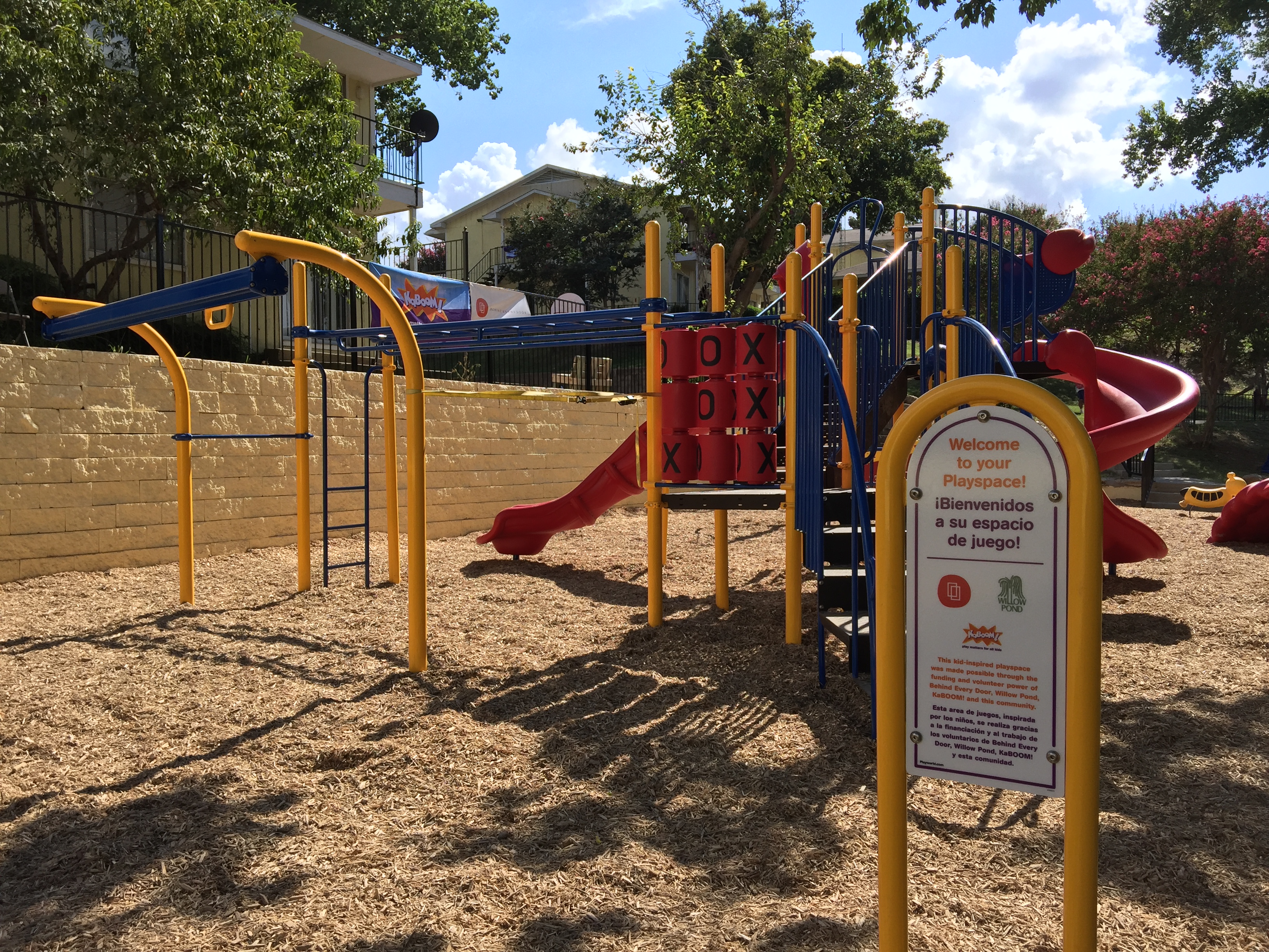 Willow Pond Apartment Complex Playground Map of Play
