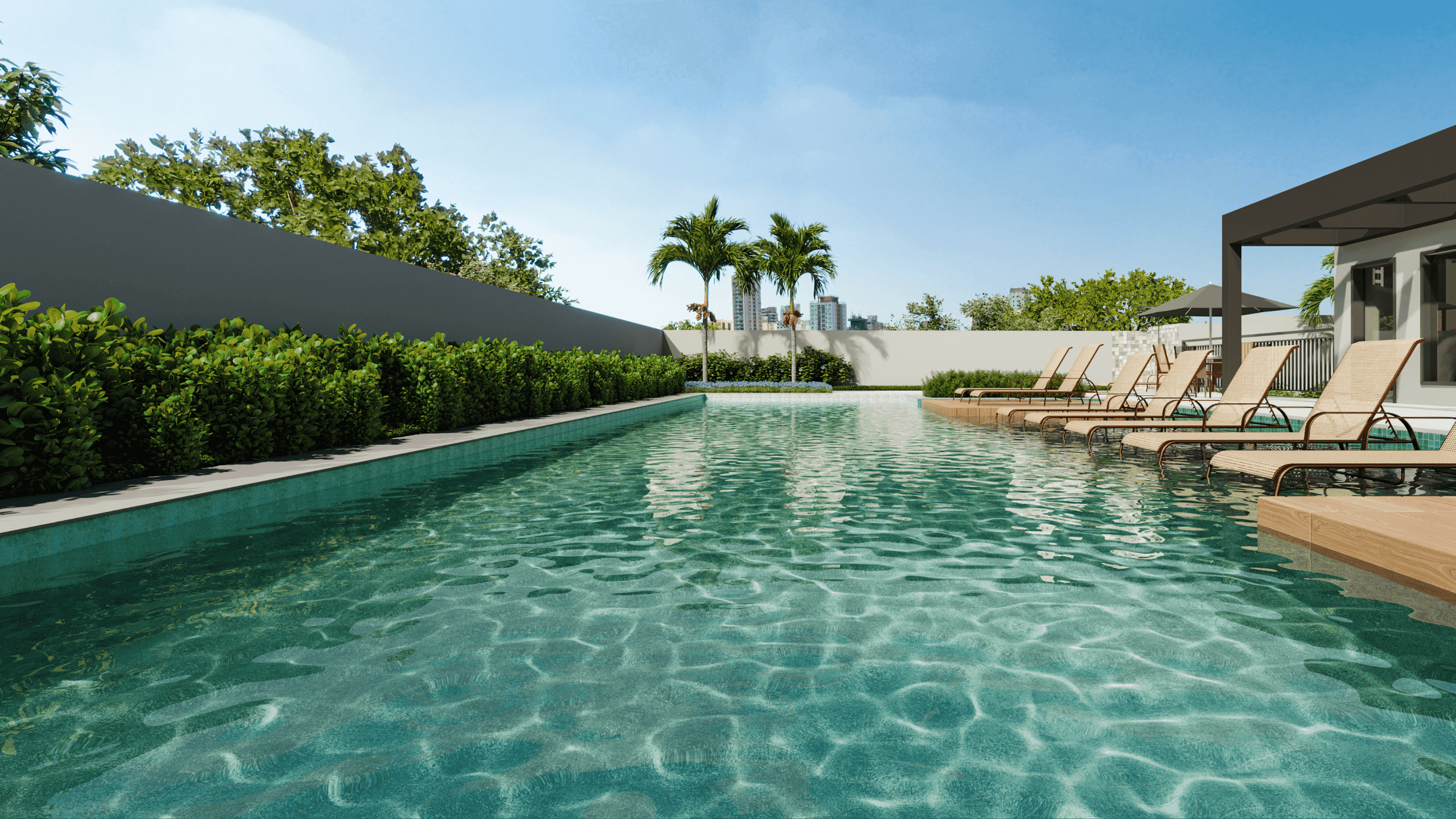 Piscina com Deck