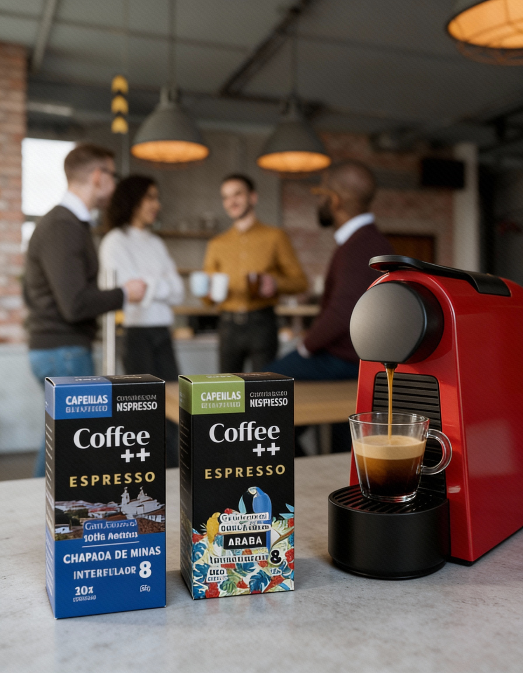 Escritório servindo café Coffee++