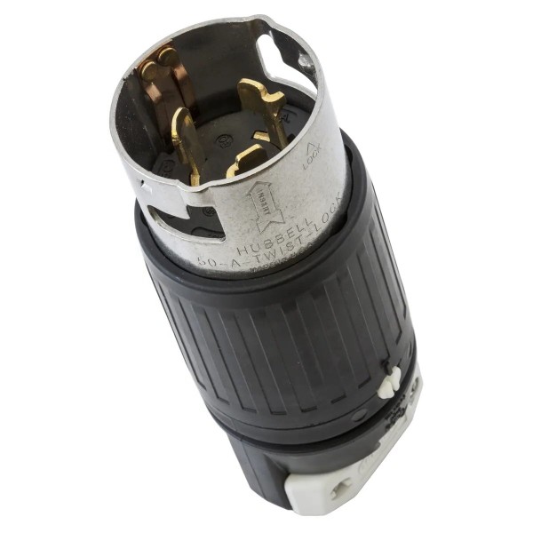 50A 125/250V AC, 3pole 4wire ,Male Plug