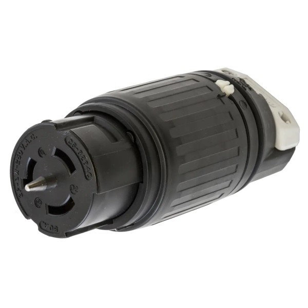 50A 250V AC, 2pole 3 Wire, Female Connector
